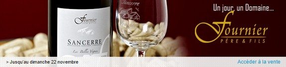 vente privee vins domaine de fournier pere et fils