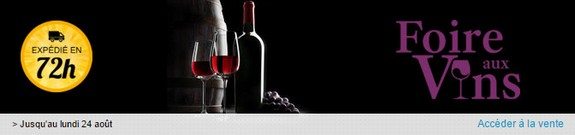 vente privee vins foire aux vins