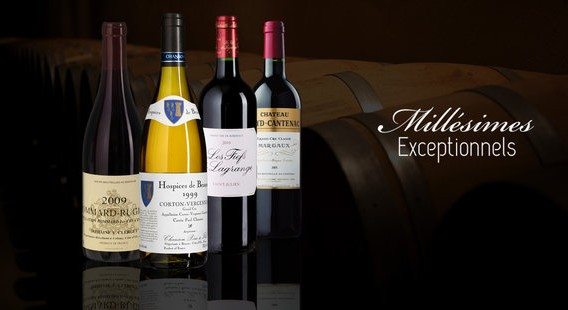 vente privee vins millesimes exceptionnels