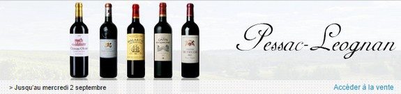 vente privee vins pessac leognan