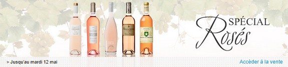 vente privee vins roses