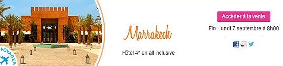 vente privee voyage maroc marrakech