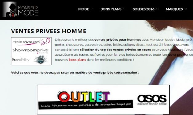 Ventes Privées Homme terminées