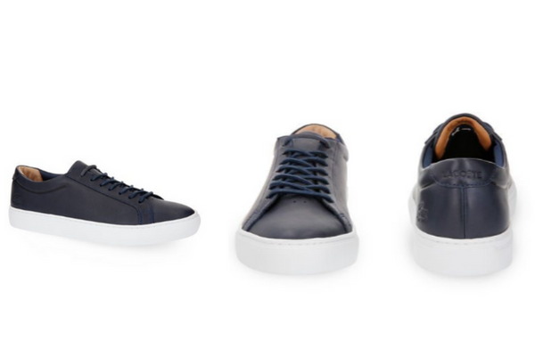 Sneakers bleu marine Lacoste, soldes d'été 2018 Sneakers bleu marine Lacoste, soldes d'été 2018