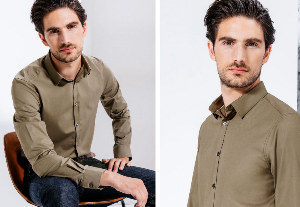 chemise-cintree-brice-coton-elasthanne chemise-cintree-brice-coton-elasthanne